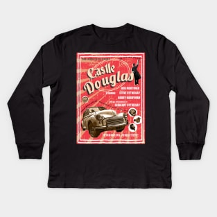 Castle Douglas poster red Kids Long Sleeve T-Shirt